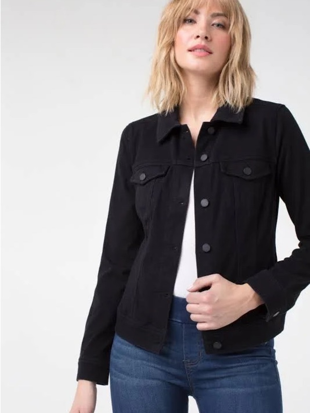 Liverpool Black Jean Jacket - Picture 2 of 7